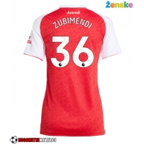 Ženske Nogometnih dresov Arsenal Martin Zubimendi #36 Domači 2025-26 Kratki rokavi